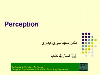 perception