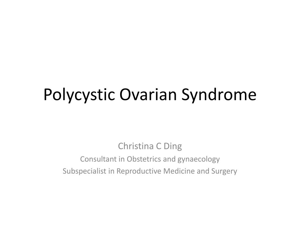 PPT - Polycystic Ovarian Syndrome PowerPoint Presentation, free ...