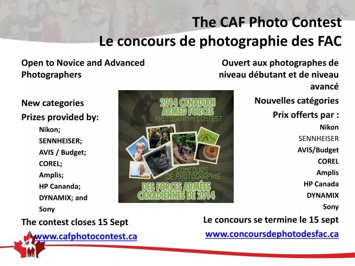 the caf photo contest le concours de photographie des fac