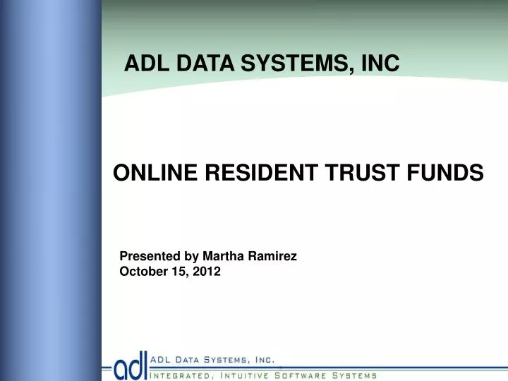 online resident trust funds