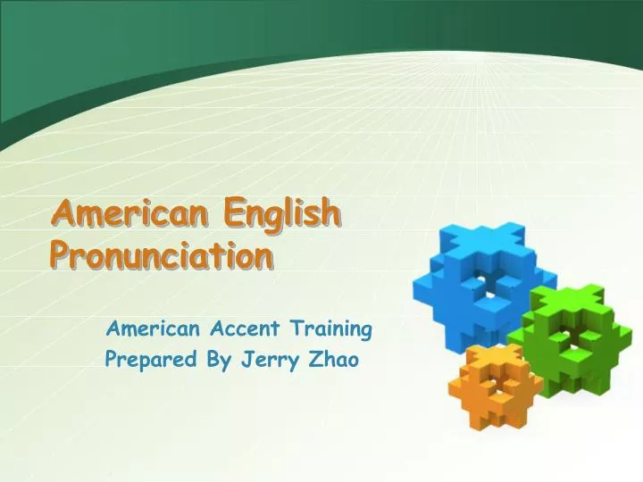 presentation pronunciation in american english