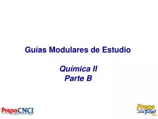 gu as modulares de estudio qu mica ii parte b