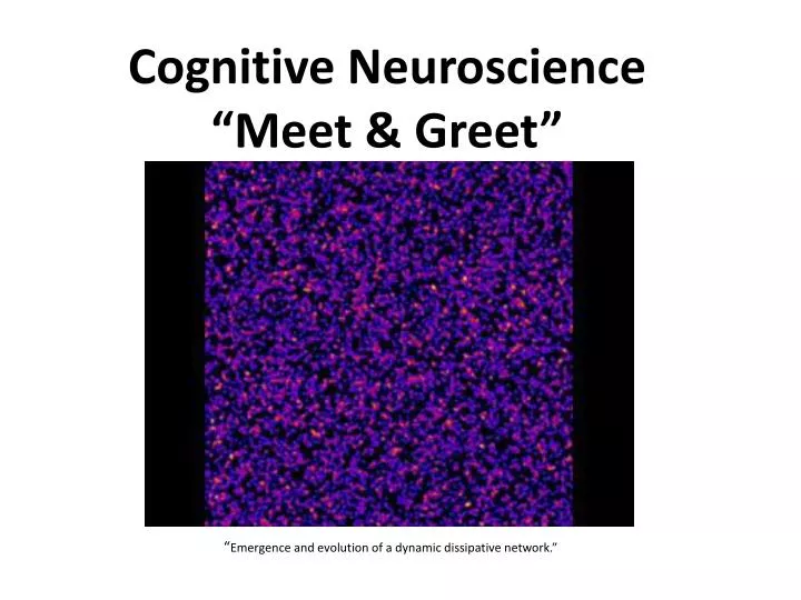 cognitive neuroscience meet greet