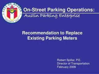 On-Street Parking Operations:
