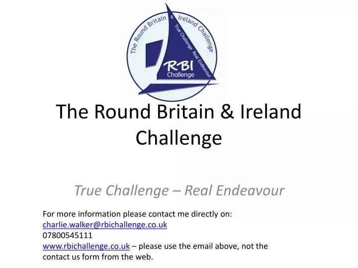 the round britain ireland challenge