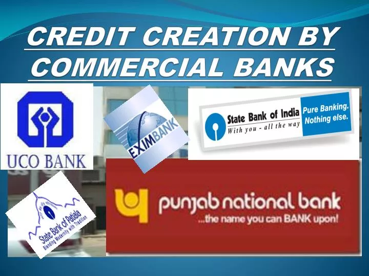 credit creation by commercial banks