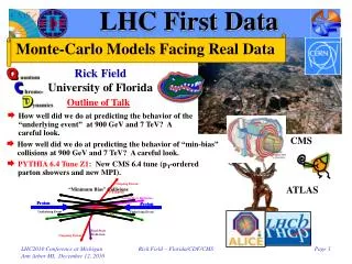 LHC First Data
