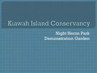 Kiawah Island Conservancy
