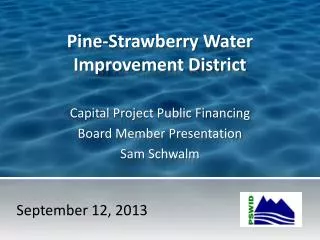 Pine-Strawberry Water Improvement District
