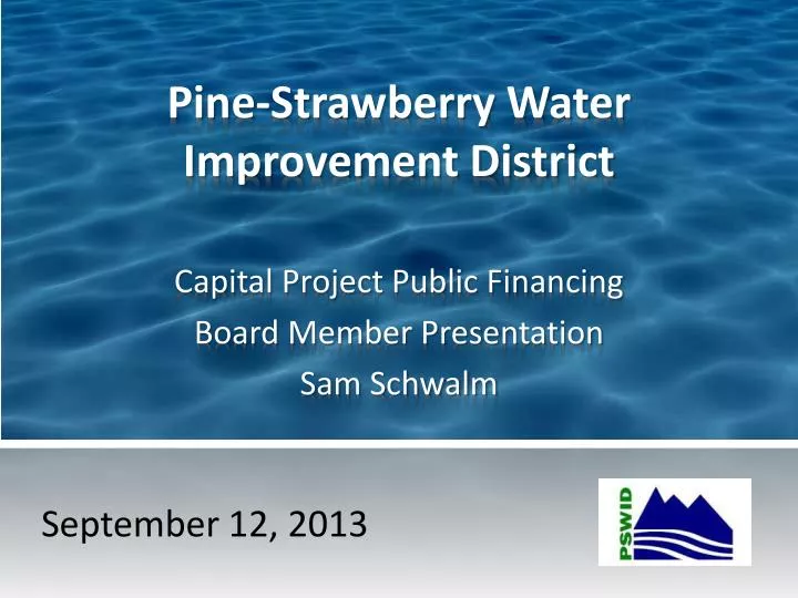 pine strawberry water improvement district