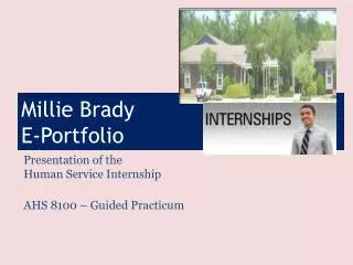Millie Brady E-Portfolio