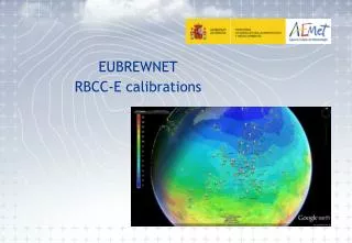 EUBREWNET RBCC-E calibrations