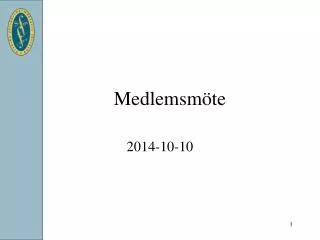 medlemsm te