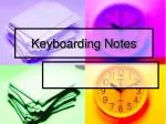 Keyboarding Notes - slide 1
