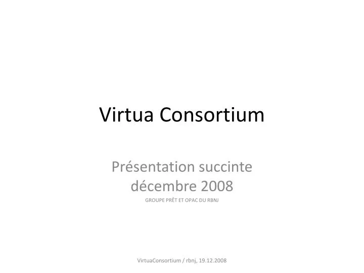virtua consortium