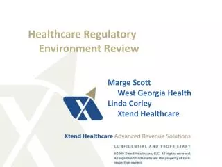 Healthcare Regulatory Environment Review