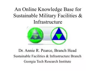 An Online Knowledge Base for Sustainable Military Facilities &amp; Infrastructure