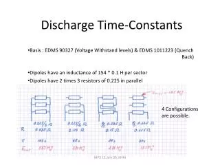 Discharge Time-Constants