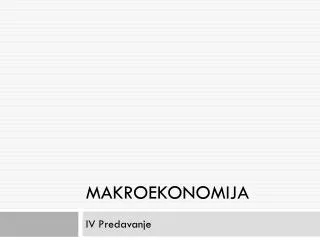 makroekonomija