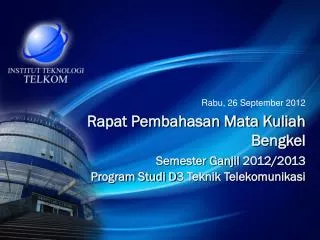rabu 26 september 2012