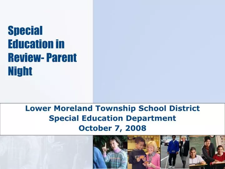 lower moreland township school district special education department october 7 2008