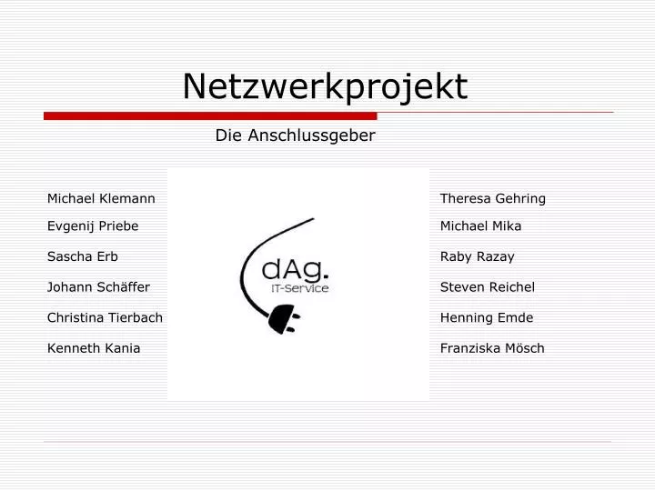 netzwerkprojekt