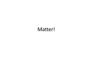 matter