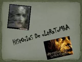 historias de ultratumba