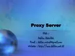 Proxy Server - slide 1