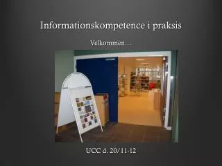 informationskompetence i praksis
