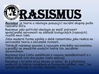 rasismus
