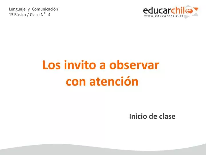 PPT - Lenguaje Y Comunicación 1º Básico / Clase N°4 PowerPoint ...