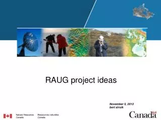 RAUG project ideas