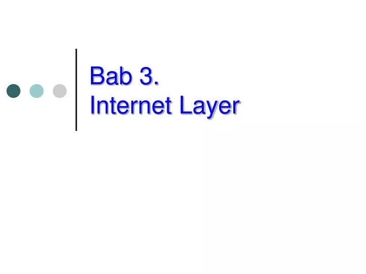 bab 3 internet layer