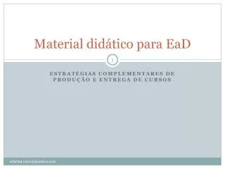 material did tico para ead