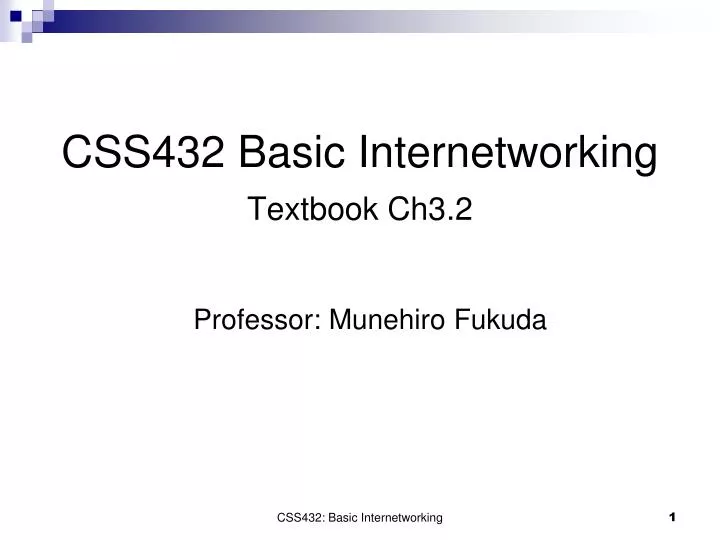 css432 basic internetworking textbook ch3 2