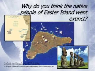 Why do you think the native people of Easter Island went extinct?