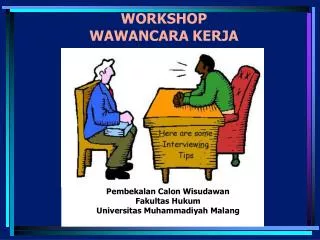 workshop wawancara kerja
