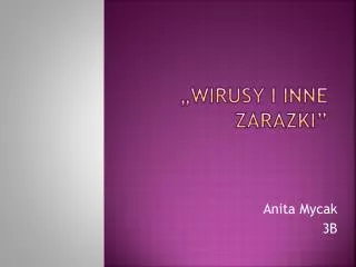 wirusy i inne zarazki