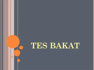 tes bakat
