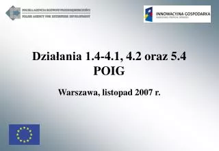dzia ania 1 4 4 1 4 2 oraz 5 4 poig