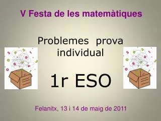 problemes prova individual
