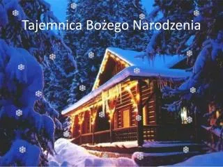 tajemnica bo ego narodzenia