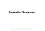 Transaction Management - slide 1