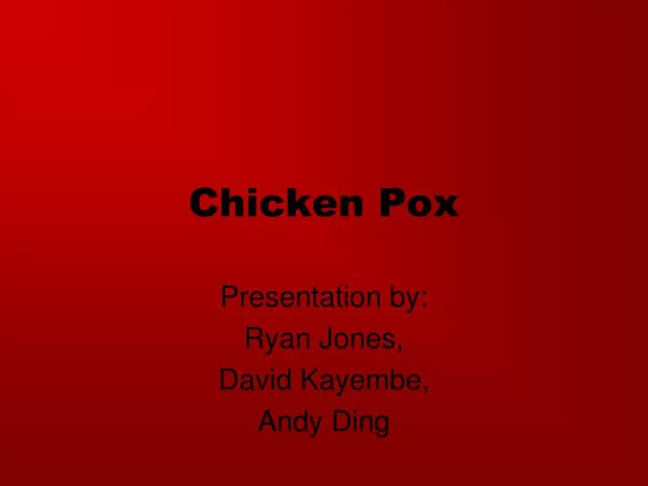 chicken pox jokes