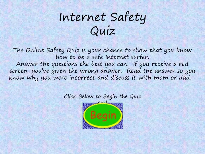 internet safety quiz