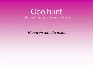 coolhunt