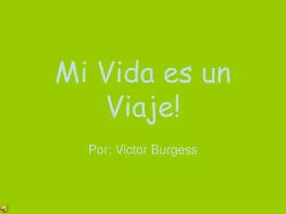mi vida es un viaje