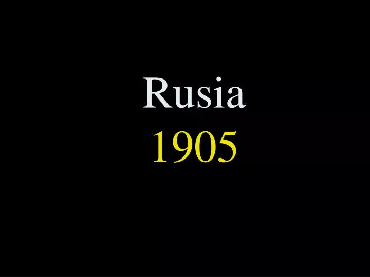 rusia 1905