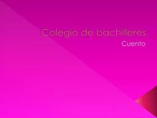 colegio de bachilleres